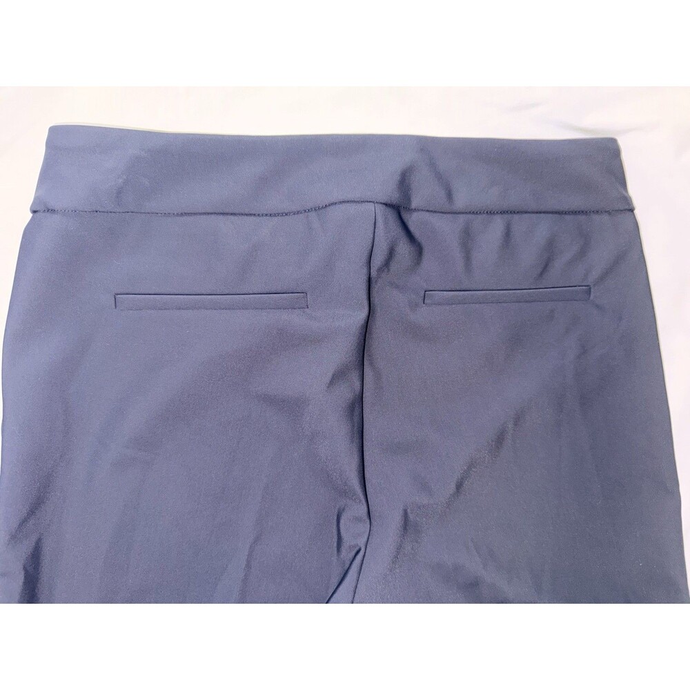 Christian Siriano Navy Blue Women’s Dress Pants Stretch Straight Pull On size 6 - Picture 3 of 6